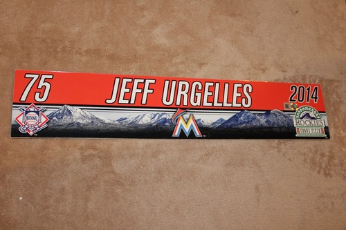Miami marlins game used - marlins, (jeff